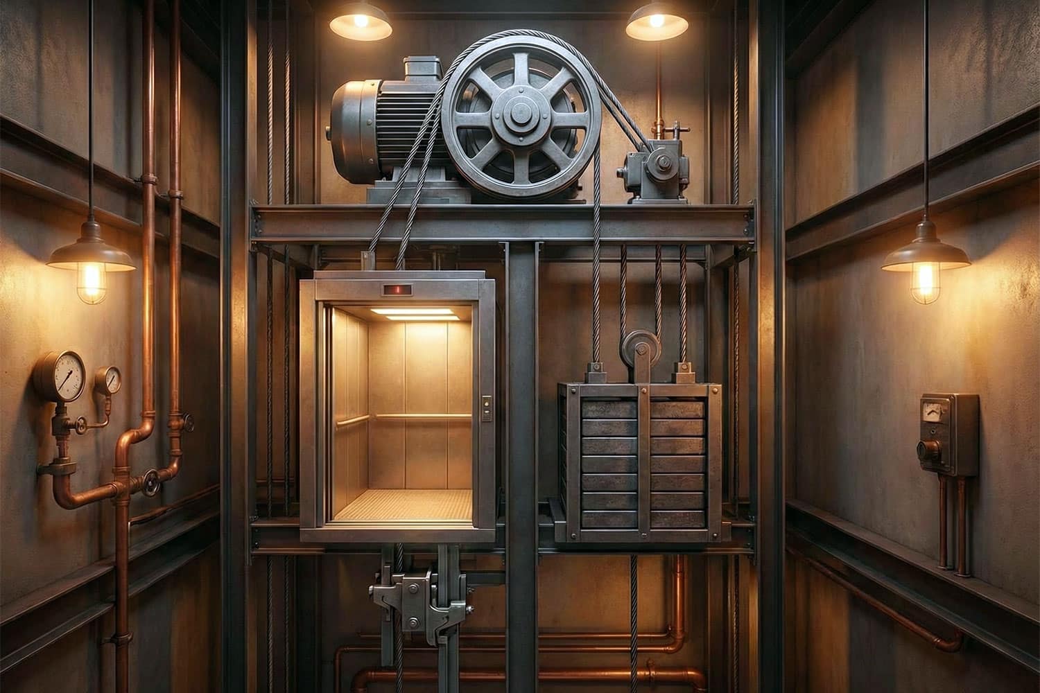 Asansör çalışma prensibi: Mekanizma nasıl çalışır?